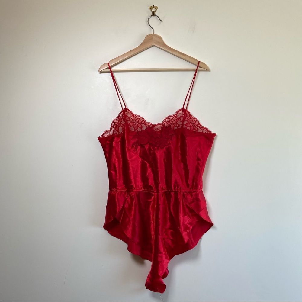 Vintage Amanda Smith Satin Bodysuit